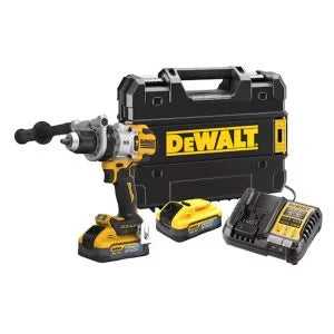 Dеwаlt DCD1007H2T-GB 18V XR Brushless Combi Drill with 2 x 5.0Ah POWERSTACK Batteries