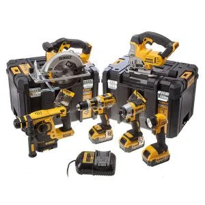 Dеwаlt TDKIT6x3 XR 18V 6 Piece Kit with 3x 5.0Ah Batteries