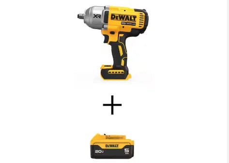 20V MAX Lithium-Ion Cordless 1/2 in. Impact Wrench with 20V MAX Premium Lithium-Ion 5.0Ah Battery-Pack